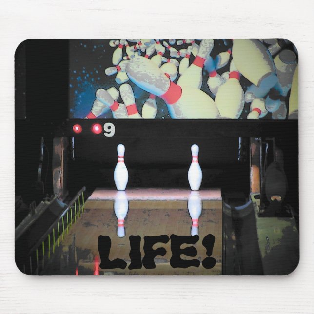 Life is a bad split mouse mat (Front)