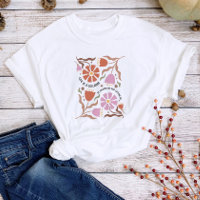 Life is a Balance Boho Floral Inspiration Quote