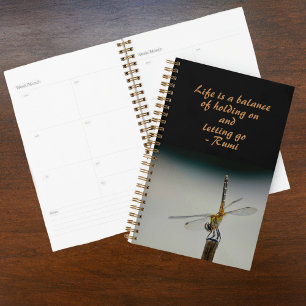 Life is a Balance quote Dragonfly Planner