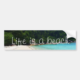 Life is a Beach Bumper Sticker