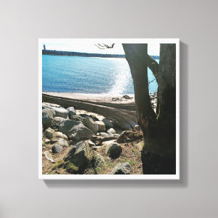 Life is a beach canvas print