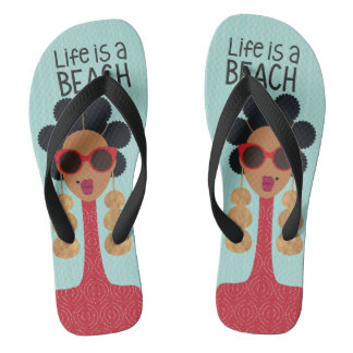 Life is a Beach Flip Flops