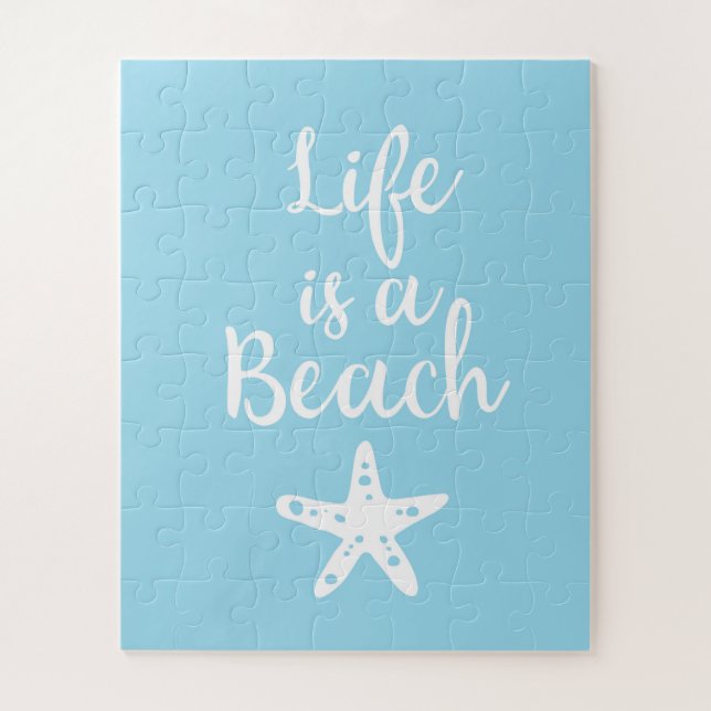 Life is a beach jigsaw puzzle (Vertical)