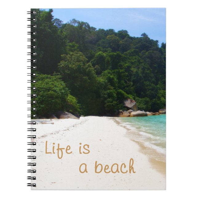Life is a Beach Notebook (Front)