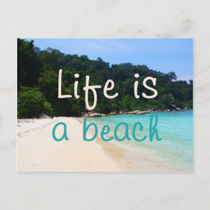 Life is a Beach Postcard