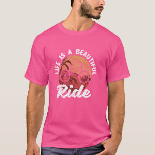 Life Is A Beautiful Ride BMX Rider Cycling Bicycle T-Shirt
