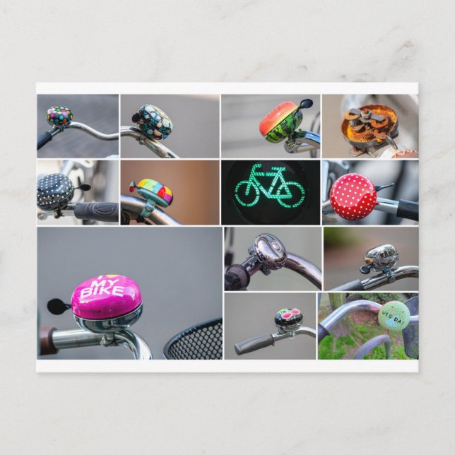 Life is a beautiful ride on a bicycle! postcard (Front)