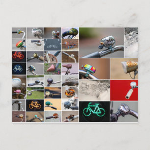 Life is a beautiful ride on a bicycle! postcard