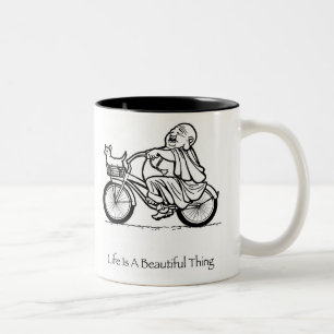 Life Is A Beautiful Thing Buddha Coffee Mug