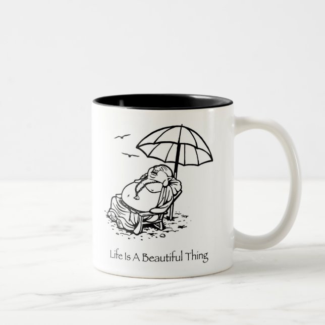 Life Is A Beautiful Thing Buddha Coffee Mug (Right)