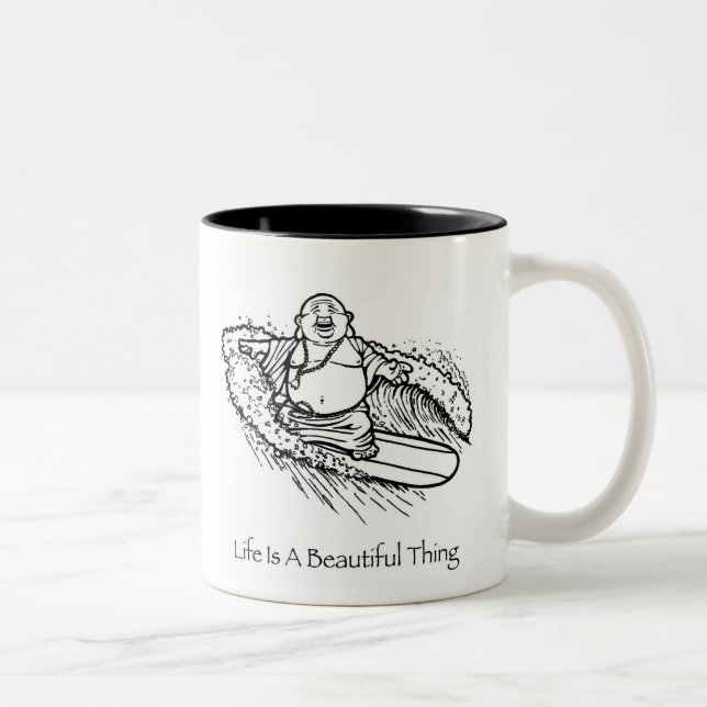 Life Is A Beautiful Thing Buddha Coffee Mug (Right)