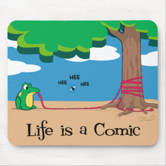 Life is a Comic Mouse Mat
