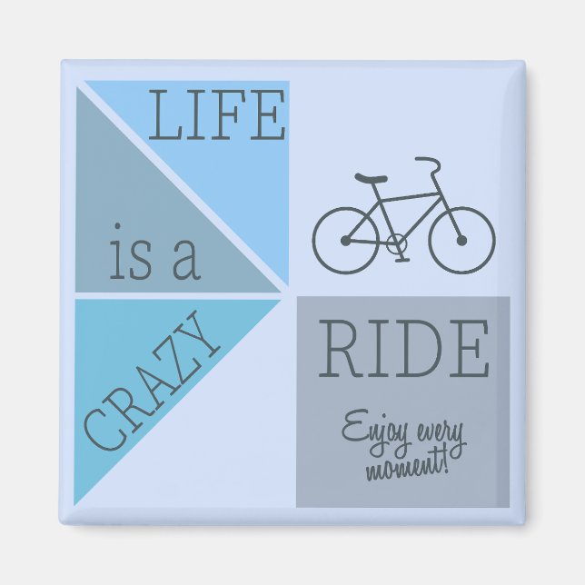 Life is a Crazy Ride Magnet (Front)