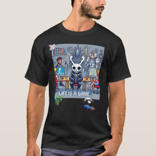 Life Is A Game.. #Part2 (8bit) (gamer tshirt) #12 T-Shirt