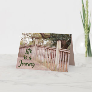 Life is a Journey Greeting Card
