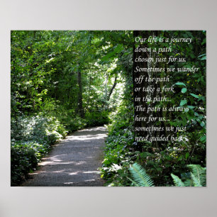 Life Is A Journey - Inspirational Poster