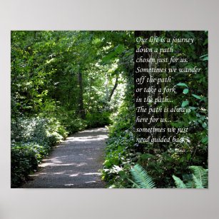 Life Is A Journey - Inspirational Poster