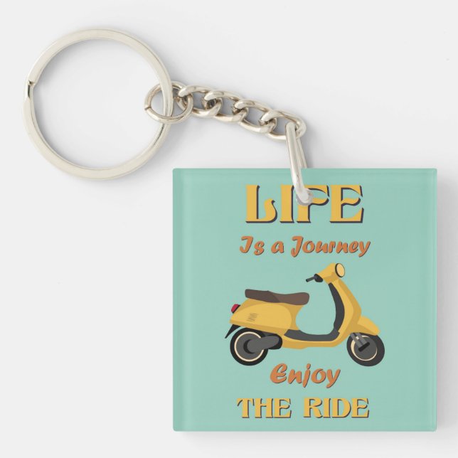 Life Is a Journey Keychain (Front)