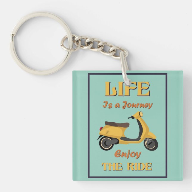 Life Is a Journey Keychain (Front)