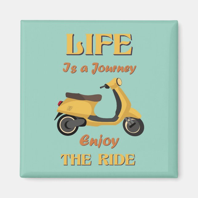 Life Is a Journey Magnet (Front)