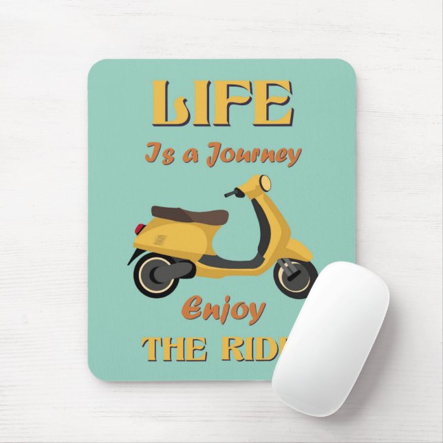 Life Is a Journey Mouse Pad (With Mouse)