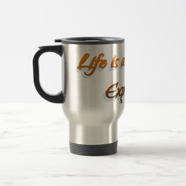 Life Is A Journey Travel Mug (Left)