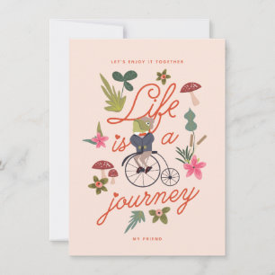 Life is a Journey Valentine Holiday Card