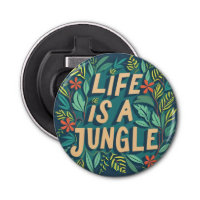 "Life is a jungle" nature quote funny pun