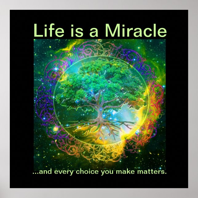 Life is a Miracle Poster (Front)