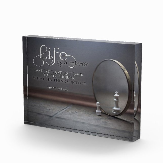 Life Is A Mirror Photo Block (Right)