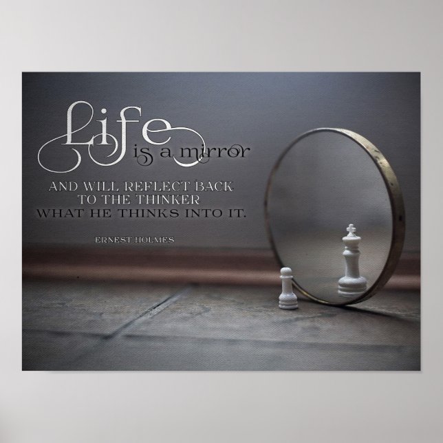 Life Is A Mirror Poster (Front)