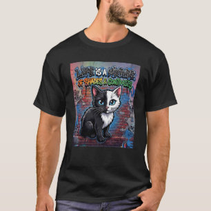 Life is a Mixture of Colours and Contrasts Graffit T-Shirt
