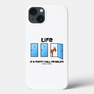 Life Is A Monty Hall Problem Three Doors Humour iPhone 13 Case