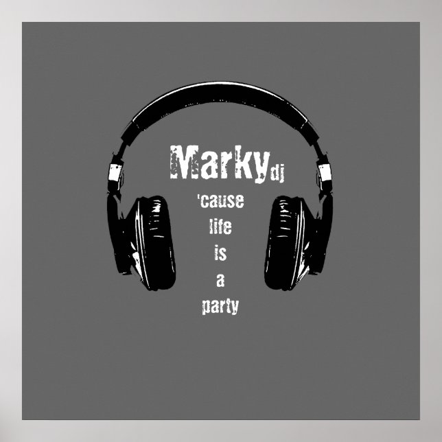 life is a party DJ Poster (Front)