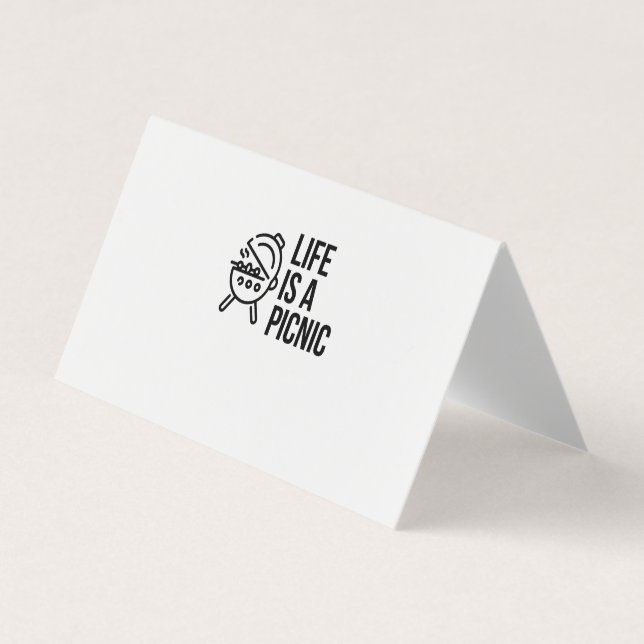 LIFE IS A PICNIC BUSINESS CARD (Front)