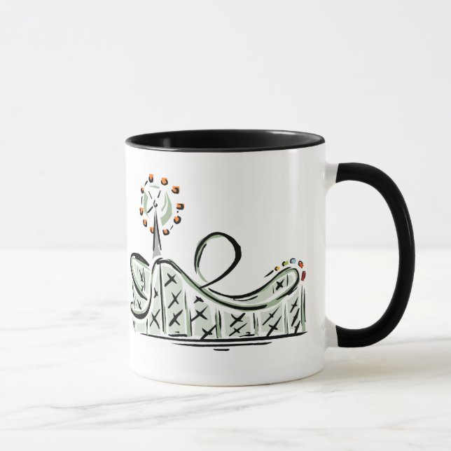 Life is a roller coaster. Enjoy the ride! Mug (Right)