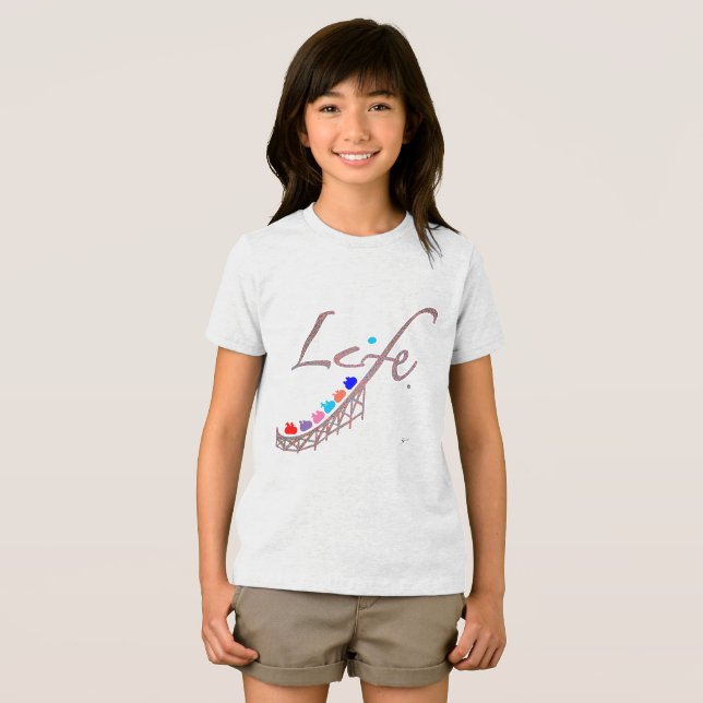 Life is a Roller Coaster Tri-Blend Shirt (Front Full)