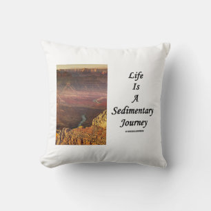 Life Is A Sedimentary Journey Grand Canyon Cushion