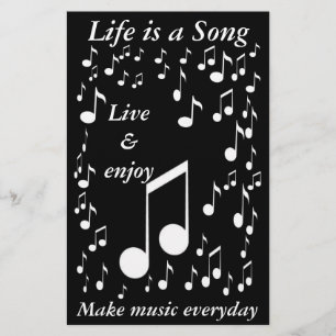 Life is a Song_Stationery Stationery