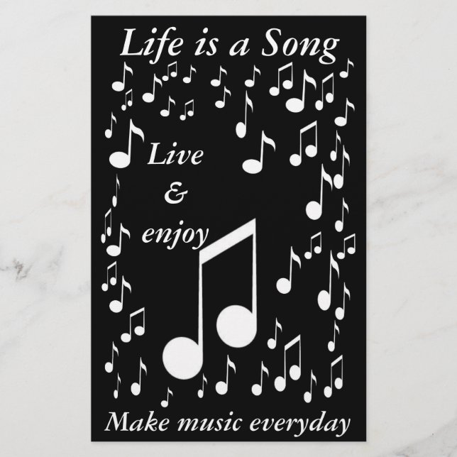 Life is a Song_Stationery Stationery (Front)