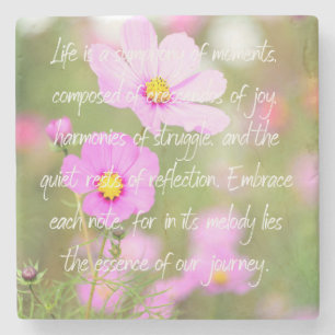 Life is a Symphony of Moments Stone Coaster