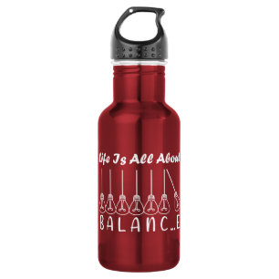 Life is all about balance motivational inspiration 532 ml water bottle