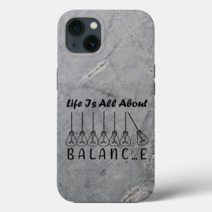 Life is all about balance motivational inspiration iPhone 13 case