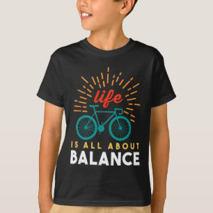Life Is All About Lance Cycling Cyclist Life Bicyc T-Shirt