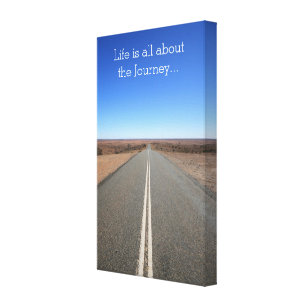 Life is all about the Journey Motivational Canvas