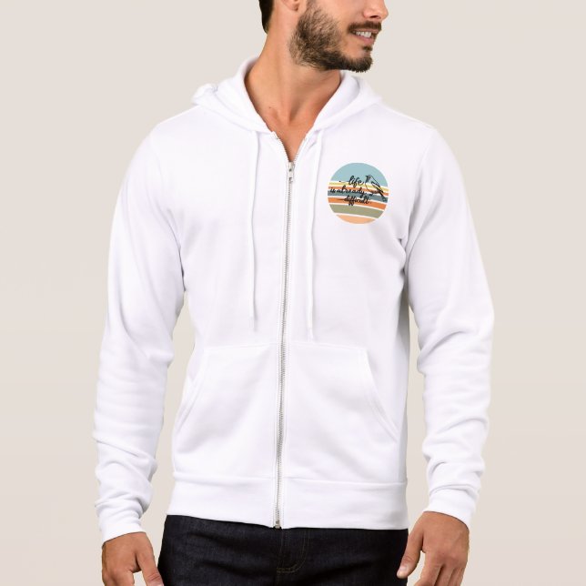 Life is already difficult hoodie (Front)
