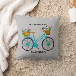 Life is an adventure cushion