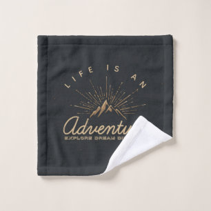 Life is an Adventure Explore Dream Discover Bath Towel Set