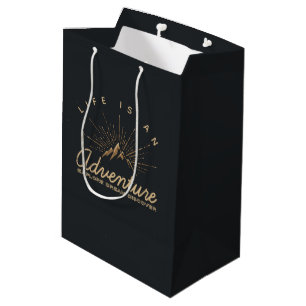 Life is an Adventure Explore Dream Discover Medium Gift Bag