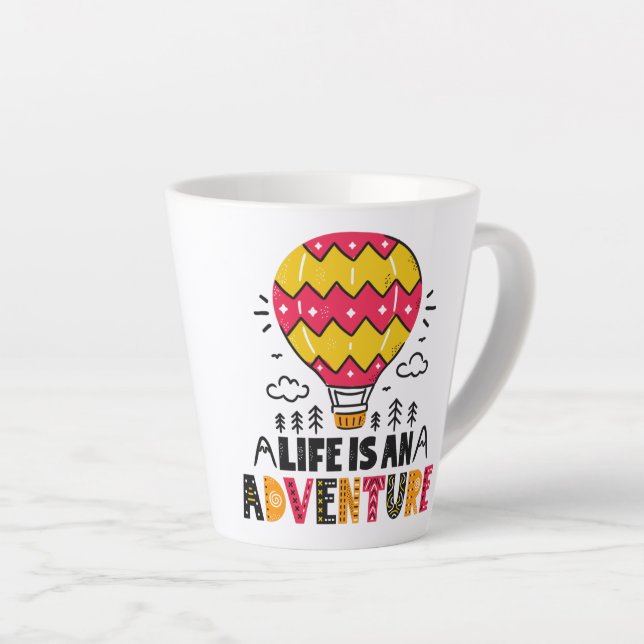 Life is an Adventure Latte Mug (Right Angle)